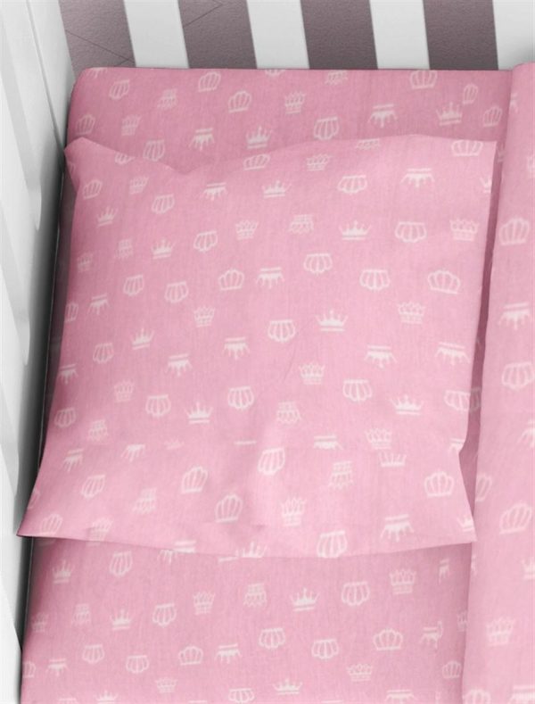 ΜΑΞΙΛΑΡΟΘΗΚΗ ΕΜΠΡΙΜΕ bebe PRINCESS 47 35Χ45 Pink Cotton 100%