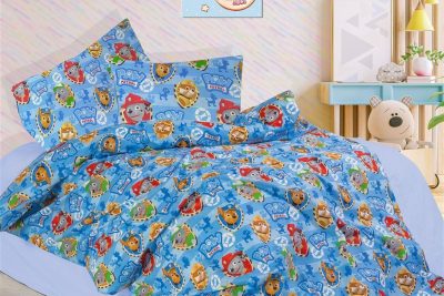 ΠΑΠΛΩΜΑ ΕΜΠΡΙΜΕ kids Paw Patrol 308 160X240 Sky blue Cott/Pol 70/30