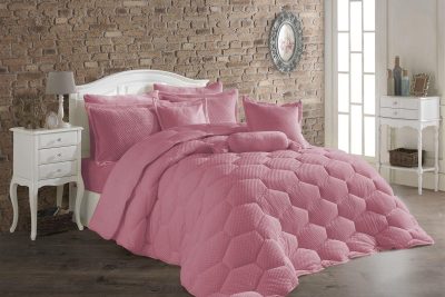 ΚΟΥΒΕΡΤΟΠΑΠΛΩΜΑ Γούνα-Fleece 680 gsm 1910 Pink H12 160X220 Polyester