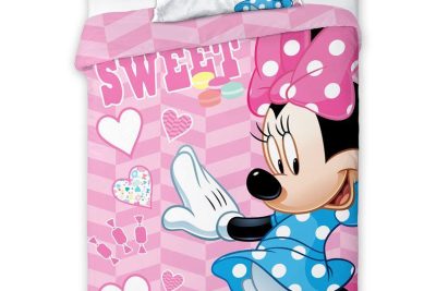 ΠΑΠΛΩΜΑΤΟΘΗΚΗ & ΠΑΠΛΩΜΑ ΣΕΤ 4 τεμ. Disney Minnie 581 100x135 Digital Print Cotton 100%