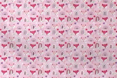 ΣΕΝΤΟΝΑΚΙ ΛΙΚΝΟΥ bebe Fox 525 80X110 Pink Cotton 100%