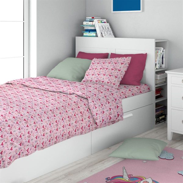 ΣΕΝΤΟΝΙΑ ΕΜΠΡΙΜΕ ΣΕΤ 2 τεμ kids Fox 525 160X240 Pink Cotton 100%