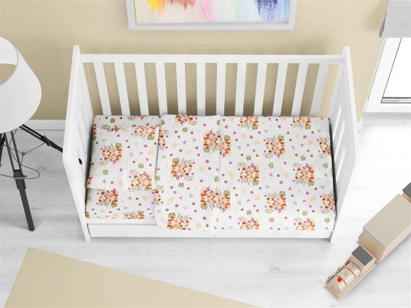 ΣΕΝΤΟΝΙΑ ΕΜΠΡΙΜΕ ΣΕΤ 3 τεμ bebe Lion Cub 530 120X160 Beige Cotton 100%