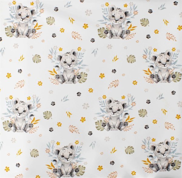 ΠΑΝΑ ΧΑΣΕ bebe Lion Cub 531 80X80 Grey 100% Cotton