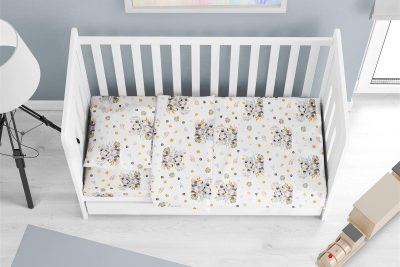 ΠΑΠΛΩΜΑ ΕΜΠΡΙΜΕ bebe Lion Cub 531 120X160 Grey 100% Cotton