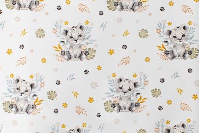 ΣΕΝΤΟΝΑΚΙ ΛΙΚΝΟΥ bebe Lion Cub 531 80X110 Grey 100% Cotton