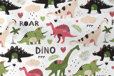 ΣΕΝΤΟΝΑΚΙ ΛΙΚΝΟΥ bebe Dinosaur 518 80X110 Multi-Colour 100% Cotton