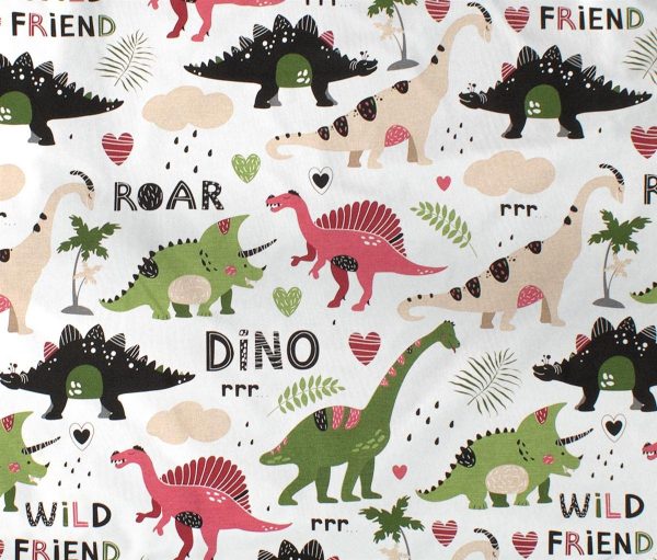 ΣΕΝΤΟΝΑΚΙ ΛΙΚΝΟΥ bebe Dinosaur 518 80X110 Multi-Colour 100% Cotton