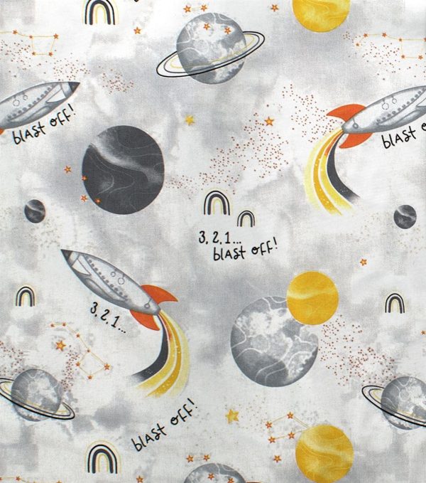 ΣΕΝΤΟΝΑΚΙ ΛΙΚΝΟΥ bebe Spaceship 187 80X110 Grey Cotton 100%