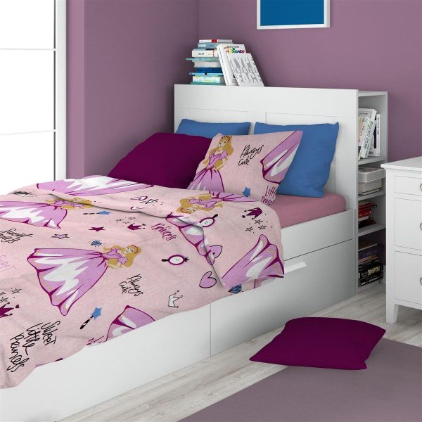 ΣΕΝΤΟΝΙΑ ΕΜΠΡΙΜΕ ΣΕΤ 3 τεμ kids Princess 391 160X240 Pink 70/30 Cott/Pol