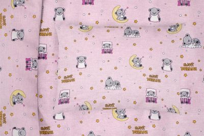 ΜΑΞΙΛΑΡΟΘΗΚΗ ΕΜΠΡΙΜΕ bebe Sweet Dreams 550 35X45 Pink 100% Cotton