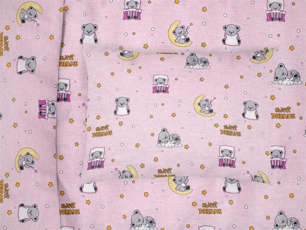 ΜΑΞΙΛΑΡΟΘΗΚΗ ΕΜΠΡΙΜΕ bebe Sweet Dreams 550 35X45 Pink 100% Cotton