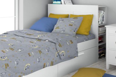 ΠΑΠΛΩΜΑΤΟΘΗΚΗ ΕΜΠΡΙΜΕ kids Sweet Dreams 552 160X240 Grey 100% Cotton