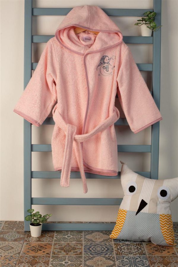 ΜΠΟΥΡΝΟΥΖΙ Με Κέντημα bebe Dreaming Elephant 167 SIZE:02 Ροζ 100% Cotton