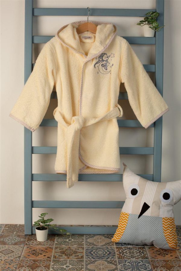 ΜΠΟΥΡΝΟΥΖΙ Με Κέντημα bebe Dreaming Elephant 169 SIZE:02 Εκρού 100% Cotton