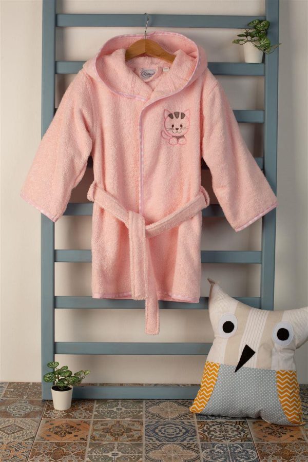 ΜΠΟΥΡΝΟΥΖΙ Με Κέντημα bebe Kitty 136 SIZE:02 Ροζ 100% Cotton