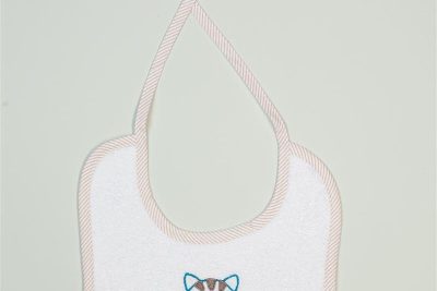 ΣΑΛΙΑΡΑ Με Κέντημα bebe Kitty 137 25X25 Λευκό 100% Cotton