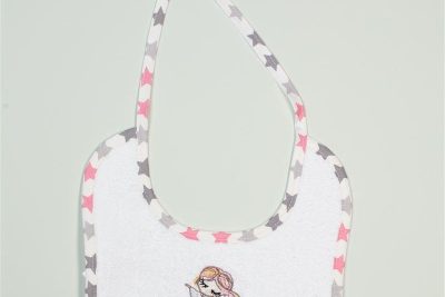 ΣΑΛΙΑΡΑ Με Κέντημα bebe Little Angel 142 25X25 Λευκό 100% Cotton