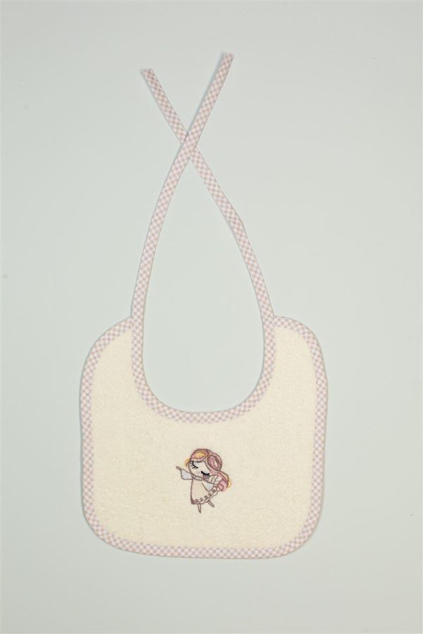 ΣΑΛΙΑΡΑ Με Κέντημα bebe Little Angel 143 25X25 Εκρού 100% Cotton