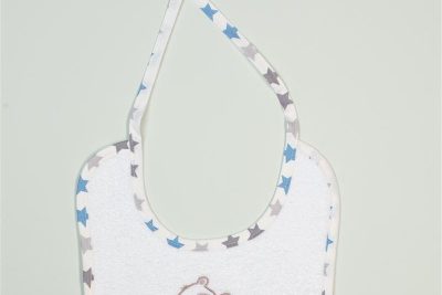 ΣΑΛΙΑΡΑ Με Κέντημα bebe Star Bear 152 25X25 Λευκό 100% Cotton