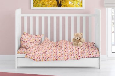 ΠΑΠΛΩΜΑ ΕΜΠΡΙΜΕ bebe Fox 52 120X160 Coral 100% Cotton Flannel