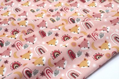 ΣΕΝΤΟΝΑΚΙ ΛΙΚΝΟΥ bebe Fox 52 80X110 Coral 100% Cotton Flannel