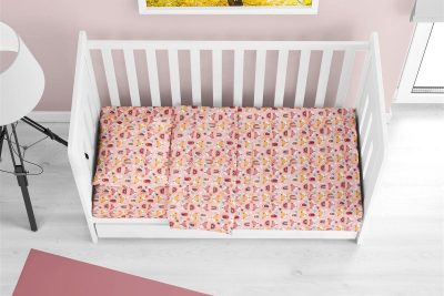 ΣΕΝΤΟΝΙΑ ΕΜΠΡΙΜΕ ΣΕΤ 3 τεμ bebe Fox 52 120X160 Coral 100% Cotton Flannel