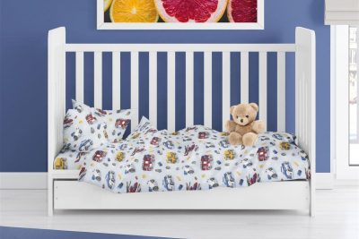 ΠΑΠΛΩΜΑΤΟΘΗΚΗ ΕΜΠΡΙΜΕ bebe Toys 46 120X160 Sky Blue 100% Cotton Flannel