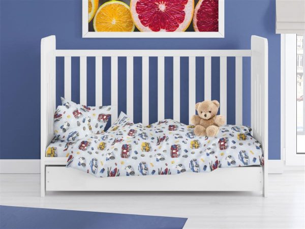 ΠΑΠΛΩΜΑΤΟΘΗΚΗ ΕΜΠΡΙΜΕ bebe Toys 46 120X160 Sky Blue 100% Cotton Flannel