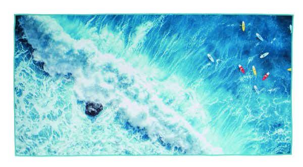 Πετσέτα θαλάσσης microfiber 75x150cm Σx. Ocean 100% polyester