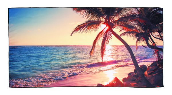 Πετσέτα θαλάσσης microfiber 75x150cm Σx. Sunset 100% polyester