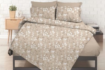 Μαξιλαροθήκες εμπριμέ Flower 52x72cm poly/cotton