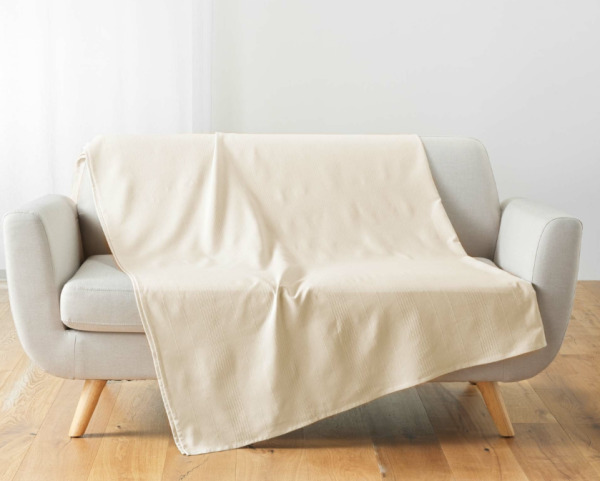 Ριχτάρι  180x220 cm Σχ. Lucile natural polycotton