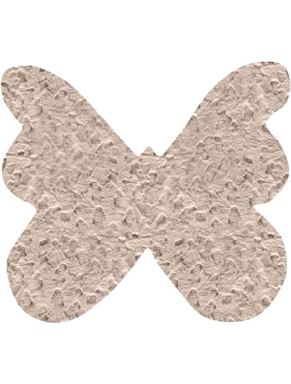 Παιδικό Χαλί GLACIAL BEIGE BUTTERFLY