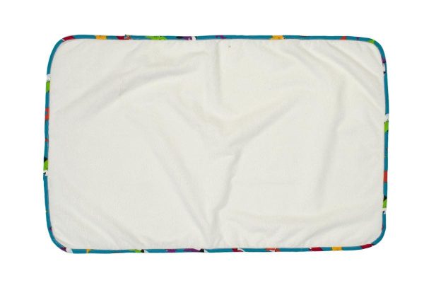 Σελτεδάκι Αδιάβροχο bebe 144 50X80 Λευκό/Θαλασσί Cotton 100%