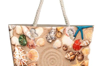 Τσάντα Θαλάσσης Seashells 19 40X45 Digital Print 100% Polyester