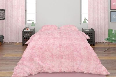 Σεντόνια Σετ 4 τεμ Premium Shadow 617 240X270 Pink 100% Cotton