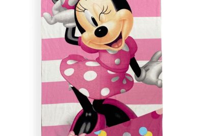 Πετσέτα Θαλάσσης Quick Dry Disney Home Minnie 26 70X140 Pink 100% Microfiber