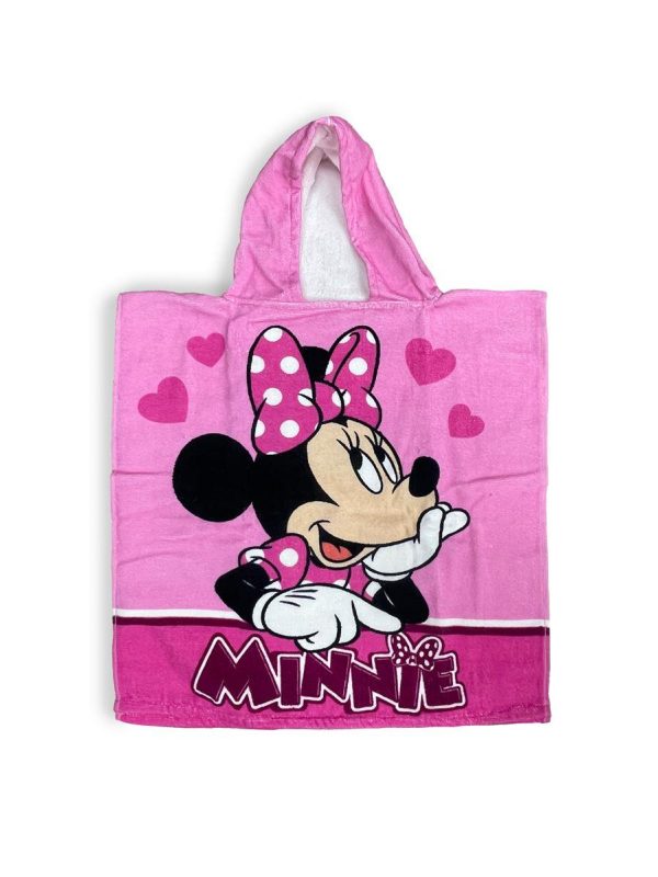 Πόντσο Θαλάσσης Quick Dry Disney Home Minnie 202 50X100 Pink 100% Microfiber