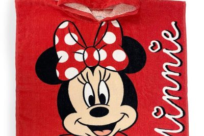 Πόντσο Θαλάσσης Quick Dry Disney Home Minnie 203 50X100 Red 100% Microfiber