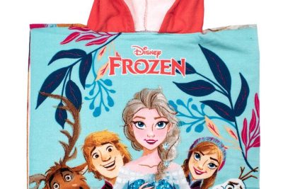 Πόντσο Θαλάσσης Quick Dry Disney Home Frozen 27 50X100 Sky Blue 100% Microfiber