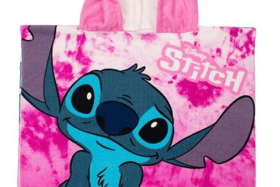 Πόντσο Θαλάσσης Quick Dry Disney Home Lilo & Stitch 22 50X100 Pink 100% Microfiber