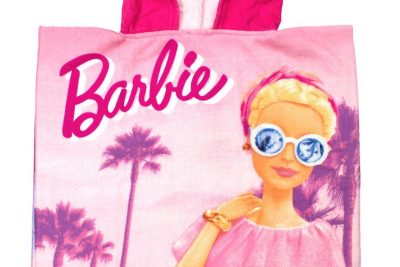 Πόντσο Θαλάσσης Quick Dry Mattel Barbie 86 50X100 Pink 100% Microfiber