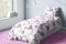 Πάπλωμα Εμπριμέ kids Princess 389 160X240 White-Lila 70/30 Cott/Pol