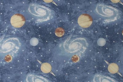 Σεντονάκι Λίκνου bebe Milky Way 185 80X110 Blue 100% Cotton