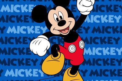 Λαβέτα Νηπιαγωγείου Disney Home Mickey 50 30X30 Blue 100% Polyester