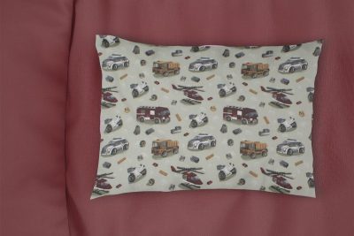 Μαξιλαροθήκη Εμπριμέ bebe Toys 47 35X45 Olive 100% Cotton Flannel