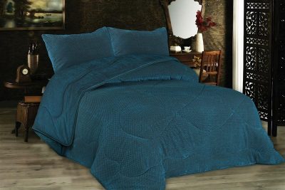 Κουβερτοπάπλωμα Popcorn Fleece 700 gsm 1950 Petrol 160X220 100% Polyester