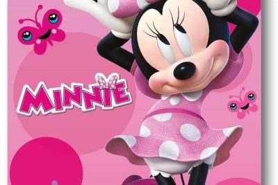 Κουβέρτα Fleece Disney Home Minnie 19 100X140 Pink 100% Polyester