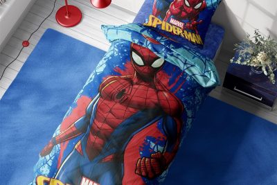 Σεντόνια Σετ 2 τεμ Marvel Spider-Man 712 160X240 Electric Blue 100% Cotton